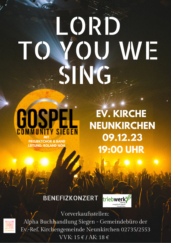 Konzert der Gospel Community Siegen e.V., Leitung: Roland Nöh