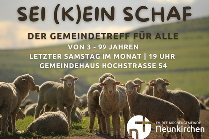 Gemeindetreff - Sei (k)ein Schaf